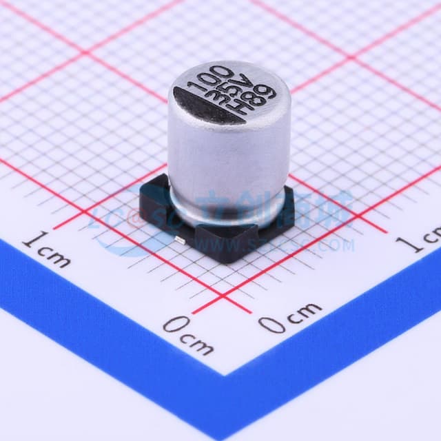 100uF ±20% 35V实物图