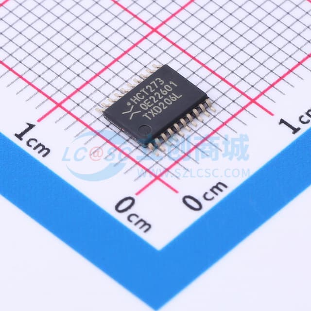 八进制带复位功能的D型触发器；正边沿触发实物图