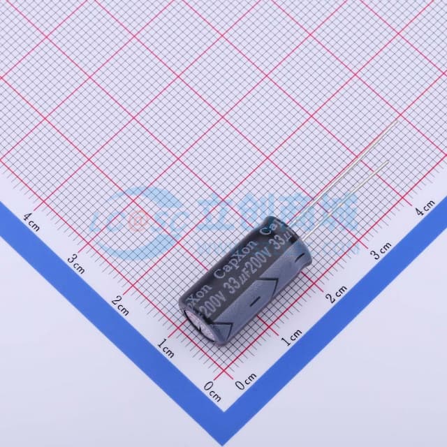 33uF ±20% 200V 【引线】实物图