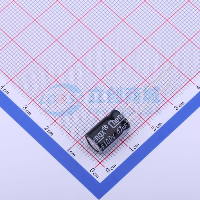 47uF ±20% 100V 【插件】实物图