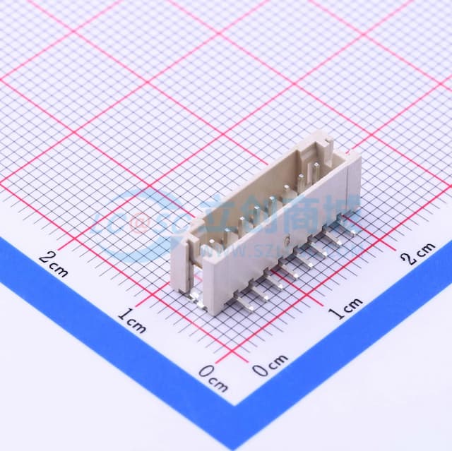 1x8P 间距:2mm 立贴 系列:PH实物图