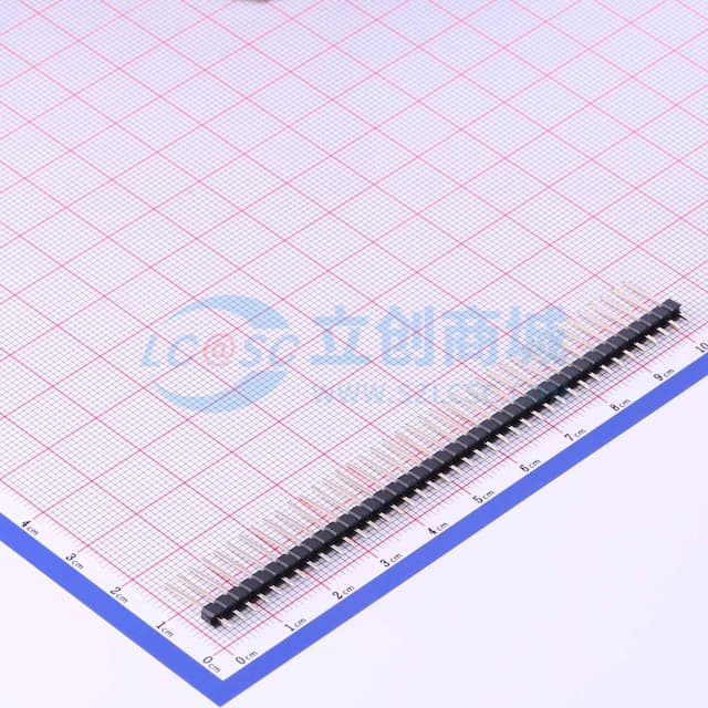 1x40P 间距:2.54mm 方针 直插 【排针】实物图