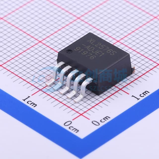 3A、52KHz、40V降压型DC-DC转换器实物图