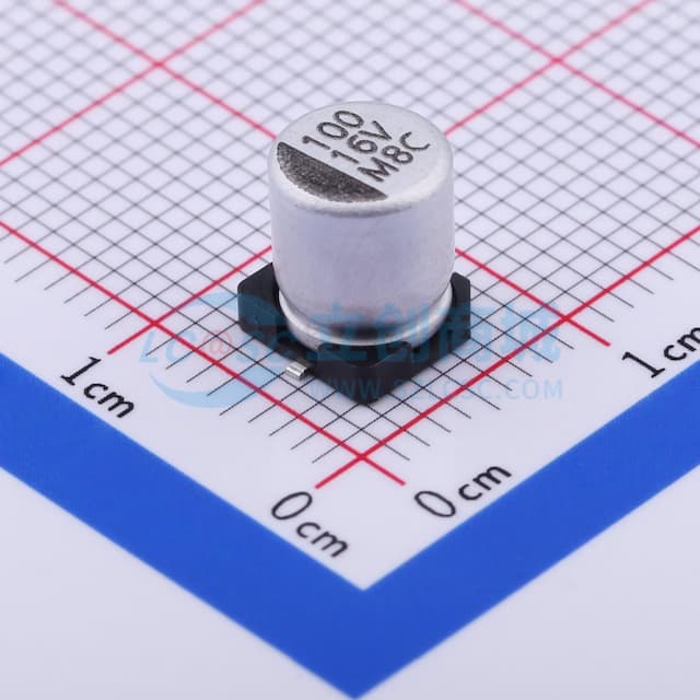 100uF ±20% 16V实物图