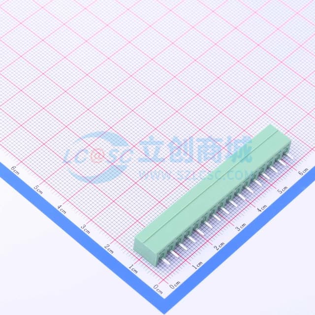 1x16P 3.81mm 排数:1 每排P数:16 【插拔】实物图