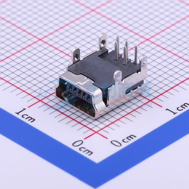 Mini-B 母 弯插 【US】实物图