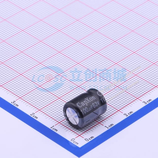 100uF ±20% 63V 【引线】实物图
