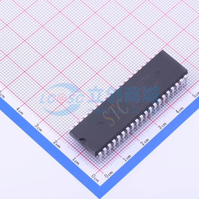 STC12C5A32S2-35I-PDIP40 【插件】实物图