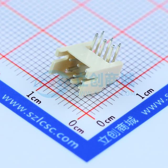2x3P 间距:2mm 弯插 系列:PHD实物图