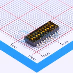 1.27mm 10位低推贴胶 拨码开关缩略图