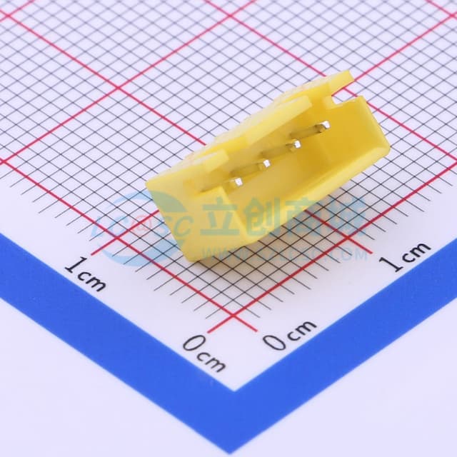 1x4P 间距:2.5mm 直插 系列:XH 【插件】实物图
