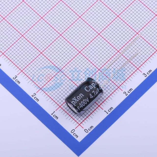 4.7uF ±20% 400V 【插件】实物图