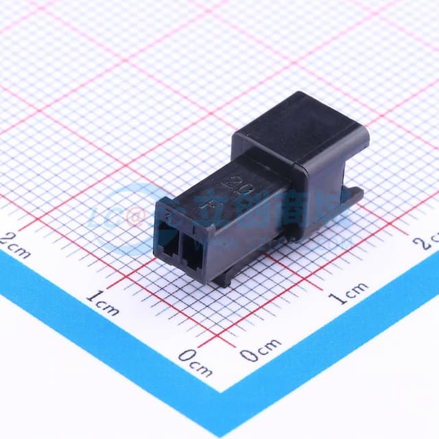 SM-2A SM2.54mm2P接插件母头实物图