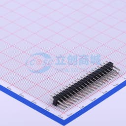 2x20P 间距:2.54mm 方针 直插 【排针】缩略图