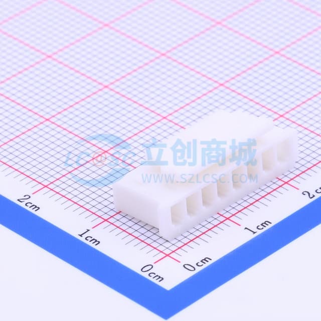乳白色 2.5mm 1x8P实物图