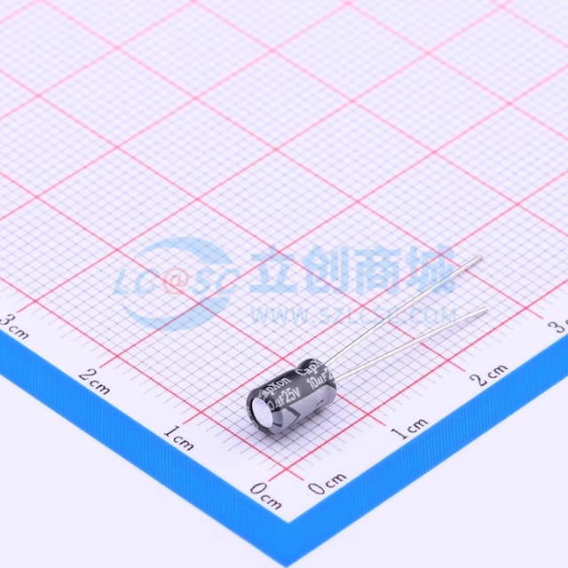 10uF ±20% 25V 【引线】实物图
