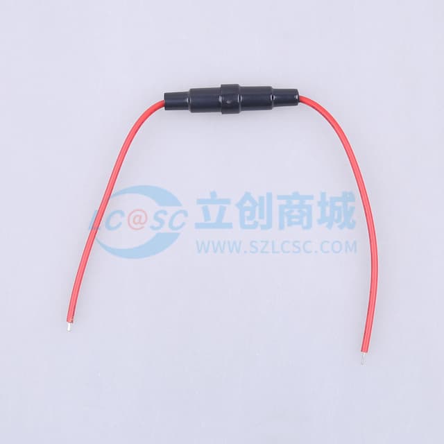 保险丝座 5*20 引线套管实物图