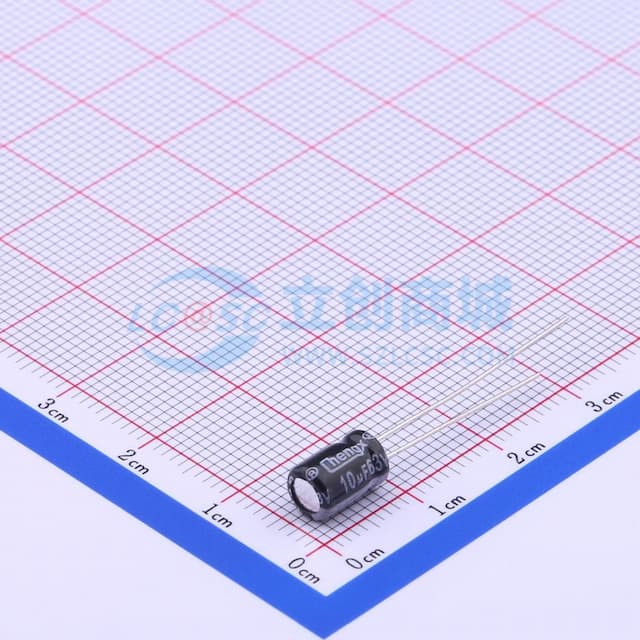 10uF ±20% 63V 【引线】实物图