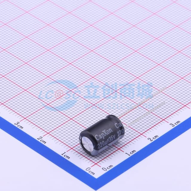 220uF ±20% 35V 【插件】实物图