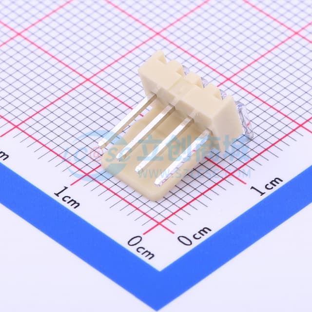 1x4P 间距:2.54mm 弯插 系列:KK 254(MX2510) 【插件】实物图