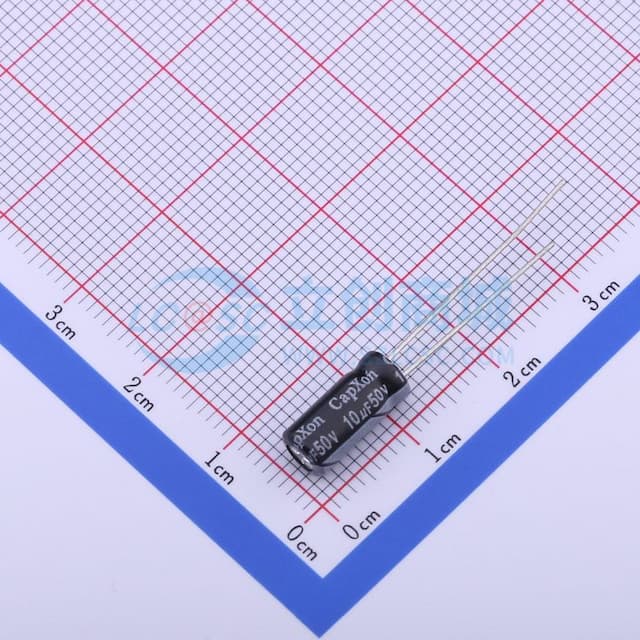 10uF ±20% 50V 【引线】实物图