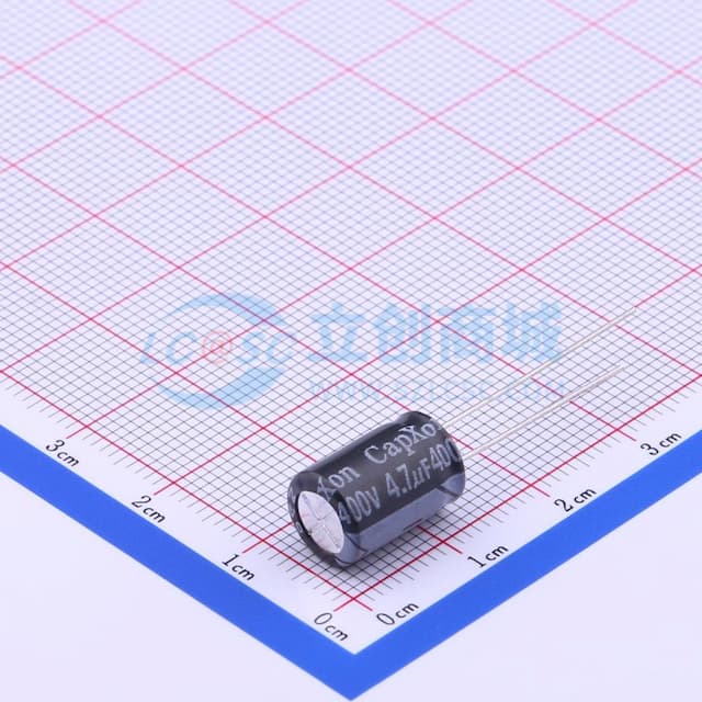 4.7uF ±20% 400V 【插件】实物图