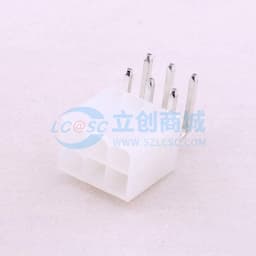 2x3P 间距:4.2mm 弯插 系列:Mini-Fit(MX 4.2) 【插件】缩略图