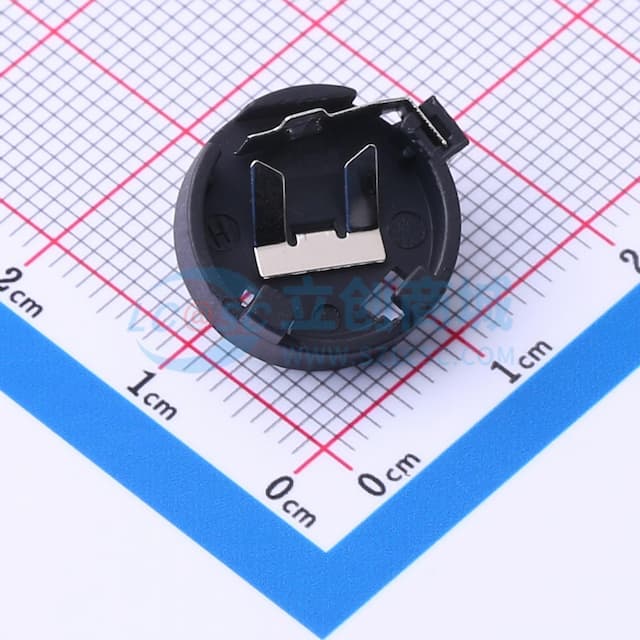 MYOUNG(美阳)BS-1220-1-Z Ni 卧式DIP插板工艺 正向 适配1220电池实物图