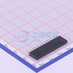 间距:2.54mm 1x13P 直插 【排针】缩略图