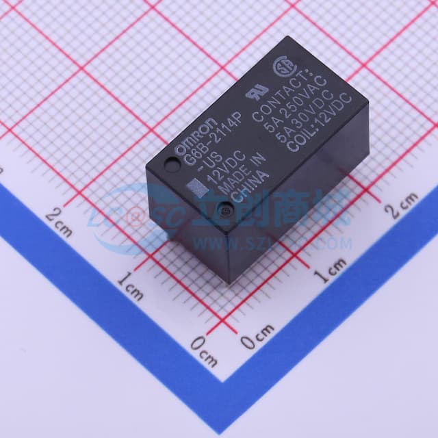G6B-2114P-US-12V 【插件】实物图