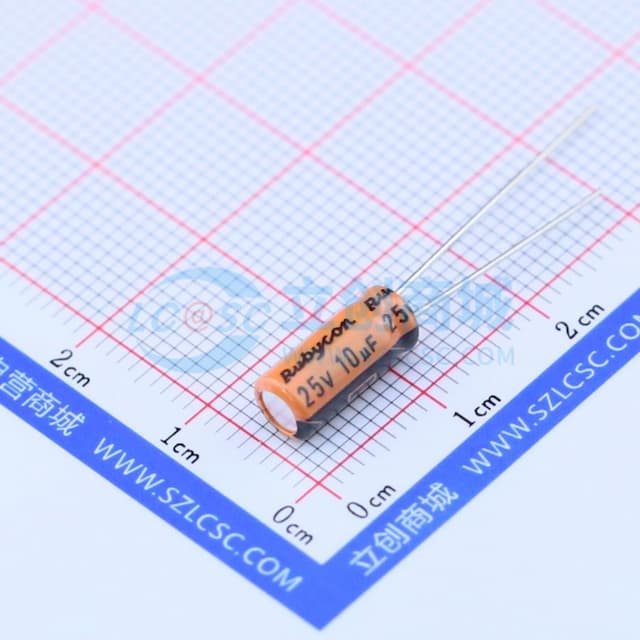 10uF ±20% 25V 【引线】实物图