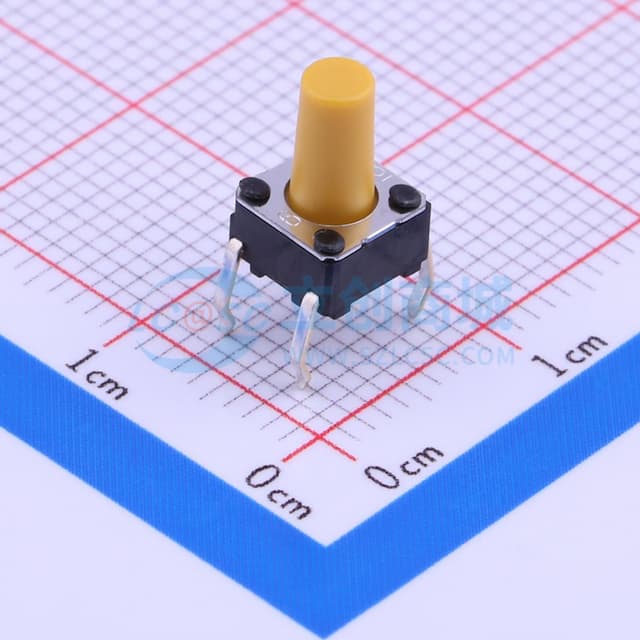 6*6*9.5mm 直插 轻触开关 【轻触】实物图