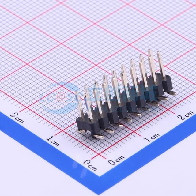 间距:2.54mm 方针 立贴实物图