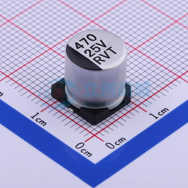 470uF ±20% 25V实物图