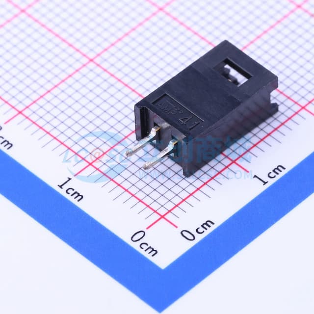 间距:2.54mm 1x2P【插件】实物图