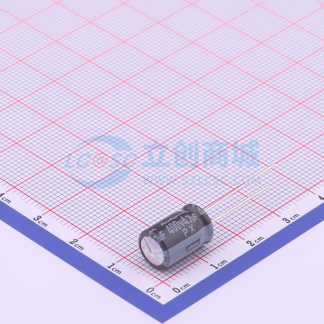 4.7uF ±20% 400V 【插件】实物图
