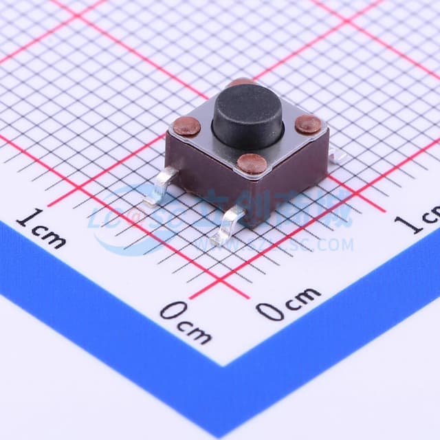 6*6*5mm 立贴 轻触开关实物图
