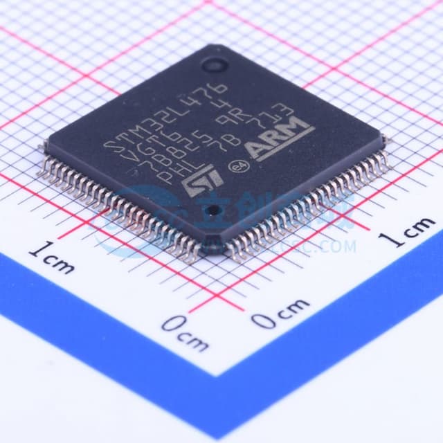 带FPU的超低功耗80 Mhz Arm Cortex-M4 MCU，具有1 MB Flash存储器、LCD、USB OTG和DFSDM实物图