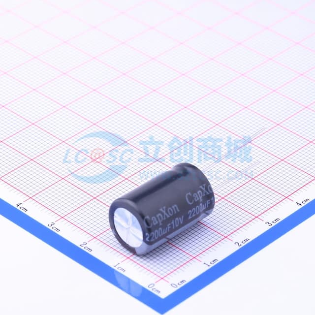 2200uF ±20% 10V 【插件】实物图