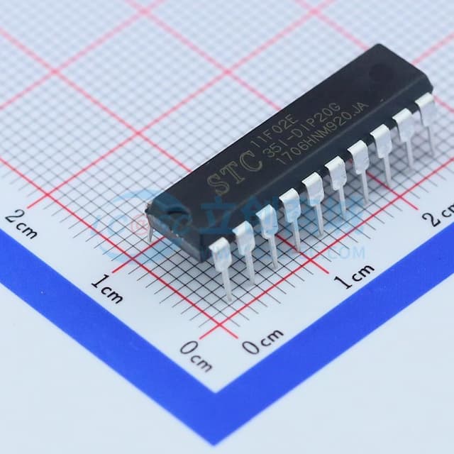 停产 STC11F02E-35I-DIP20【插件】实物图