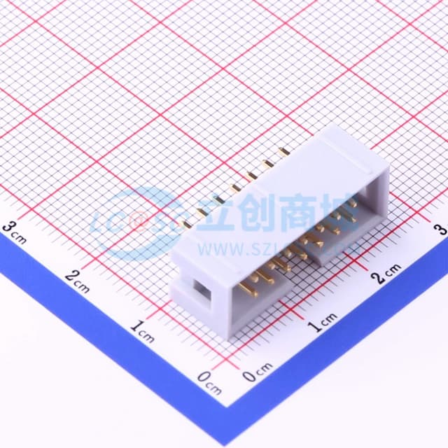 2.54mm 2x7P 排数:2 每排P数:7 【ID】实物图