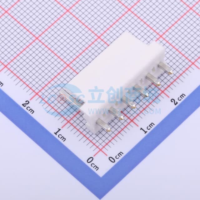 1x6P 间距:3.96mm 直插 【插件】实物图