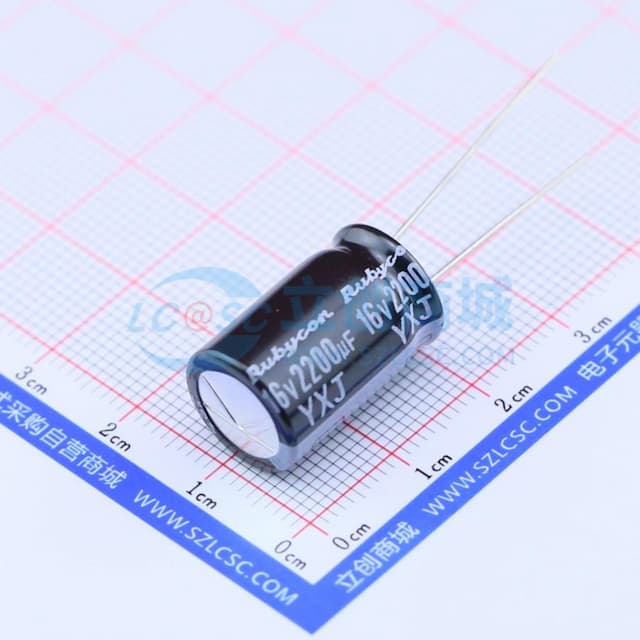 2200uF ±20% 16V 【引线】实物图