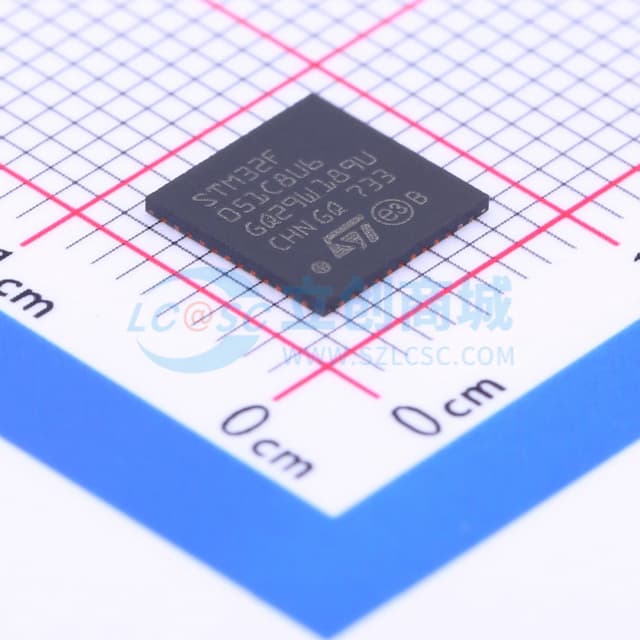 主流ARM Cortex-M0基本型系列MCU，具有64 KB Flash、48 MHz CPU、运动控制和CEC功能实物图