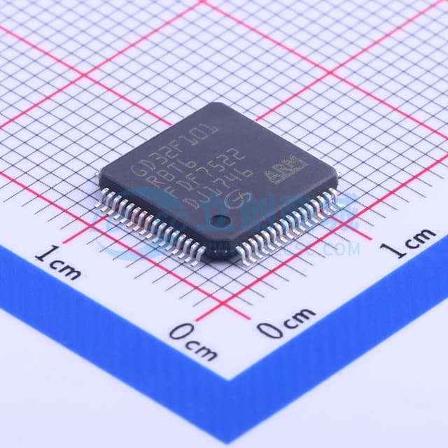 GD32F101RBT6实物图