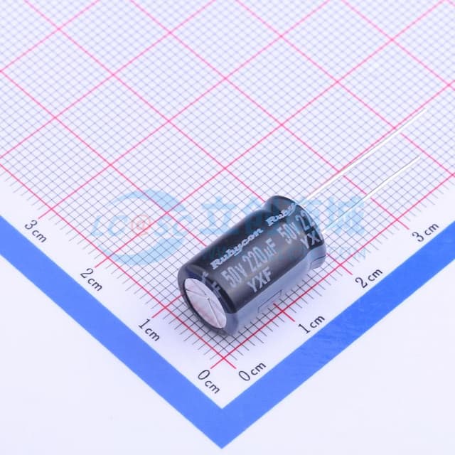 220uF ±20% 50V 【引线】实物图