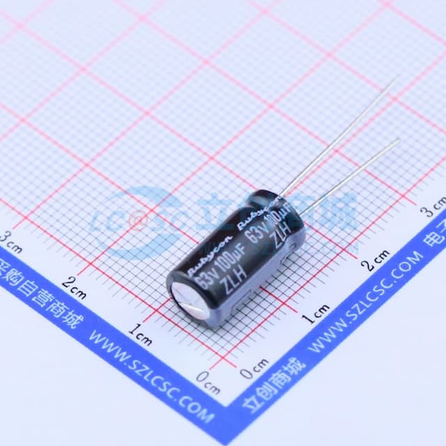 100uF ±20% 63V 【插件】实物图