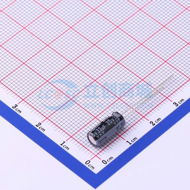 33uF ±20% 35V 【引线】实物图