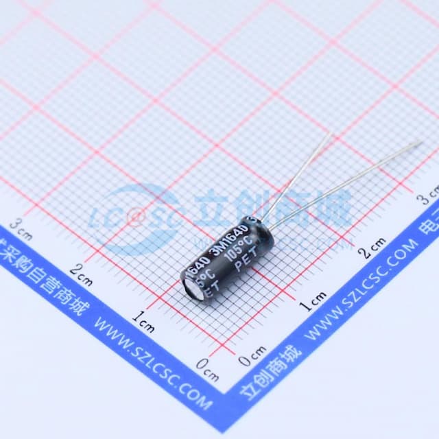 1uF ±20% 50V 【引线】实物图