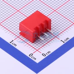 红色 1x3P 间距:2.5mm 直插 系列:XH【插件】缩略图
